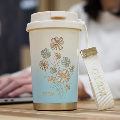 GERM クローバー タンブラー 390ml ストラップ付 グラデーション【プラザセレクト】_9