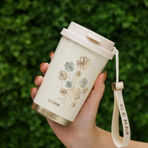 GERM クローバー タンブラー 390ml ストラップ付 グラデーション【プラザセレクト】_12