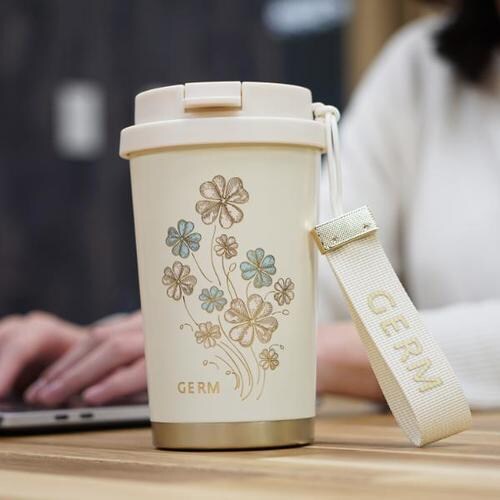 GERM クローバー タンブラー 390ml ストラップ付 グラデーション【プラザセレクト】_13