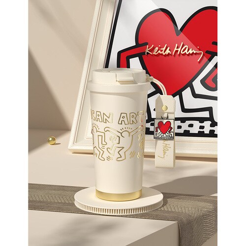 キース・ヘリング タンブラー 500ML 白【プラザセレクト】_8