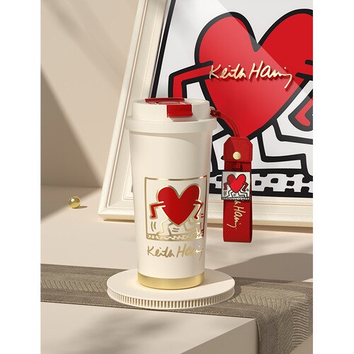 キース・ヘリング タンブラー 500ML 白【プラザセレクト】_15