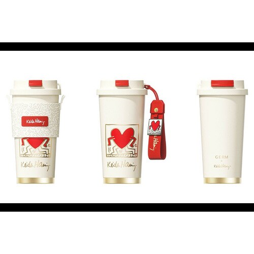 キース・ヘリング タンブラー 500ML 白【プラザセレクト】_16