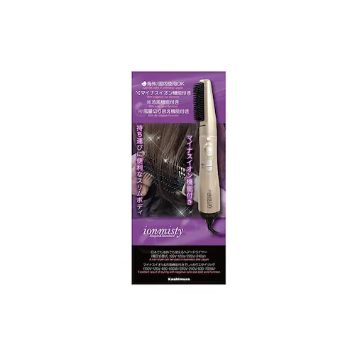 Kashimura 国内・海外兼用 マルチボルテージ マイナスイオン カールドライヤー 冷風機能付き シャンパン TI-171 【プラザセレクト】_5