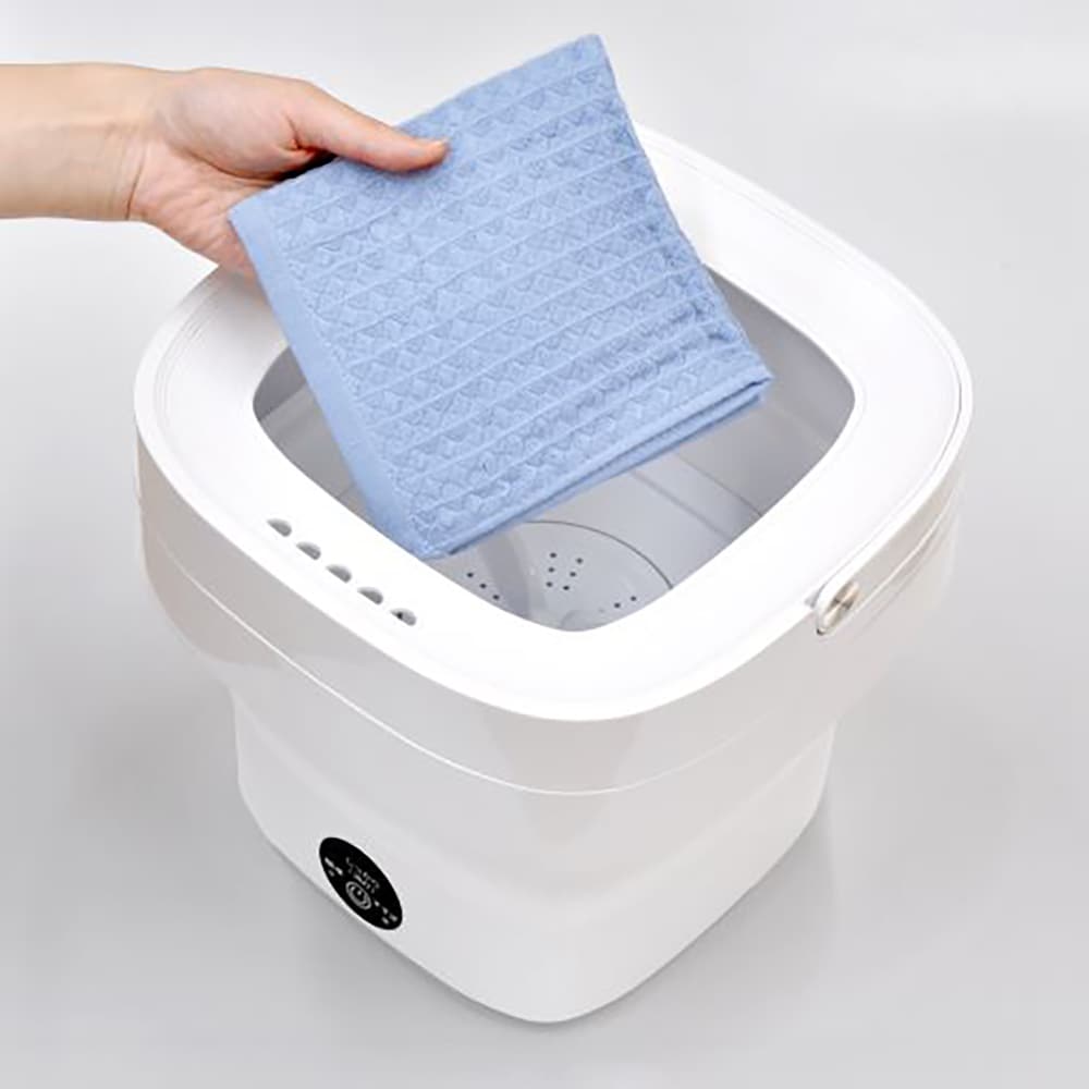 洗濯機 小型 折りたたみ式 ホワイト VS-H027 7275078│アイリス