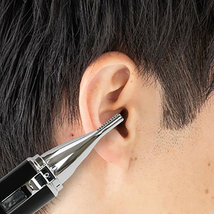 ロゼンスター 水洗い耳毛トリマー ブラック EH-106 【プラザセレクト