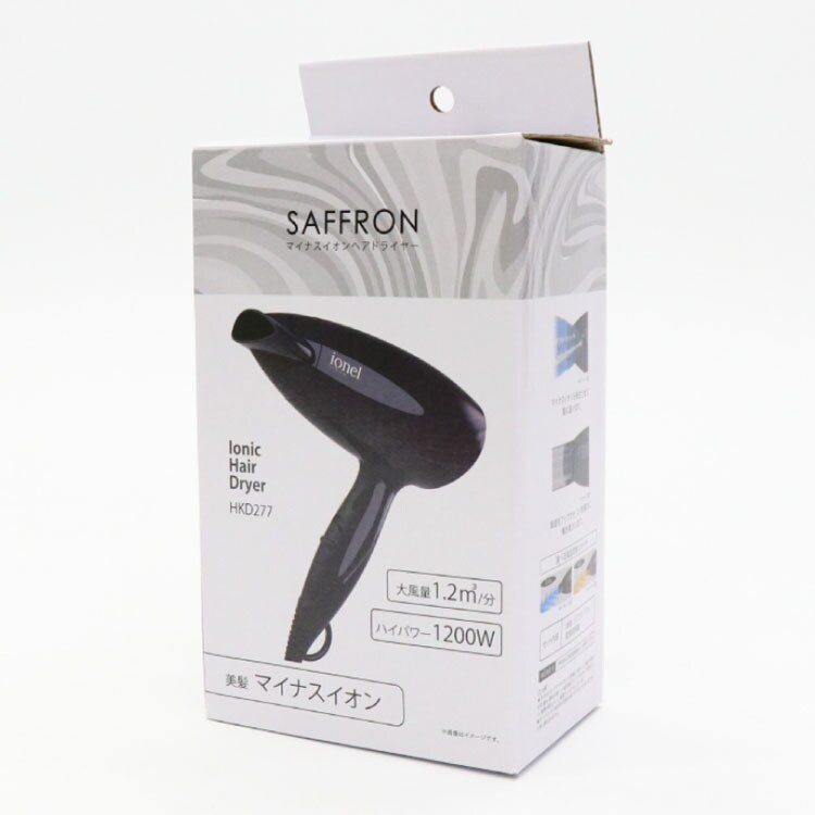 マイナスイオンヘアドライヤー HKD277 ホワイト 【プラザセレクト