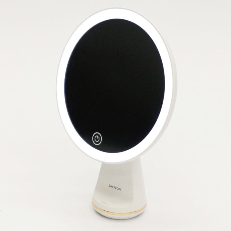 【タックのコン】LEDタッチセンサー付きミラー ホワイト50x70 タックのコン】LEDタッチセンサー付きミラー ホワイト50x70の通販