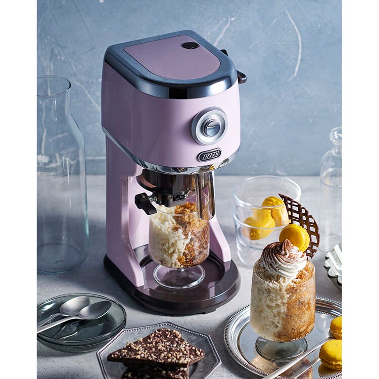 かき氷器 電動 コンパクト ラドンナ Toffy K-IS14 ミルキーホワイト