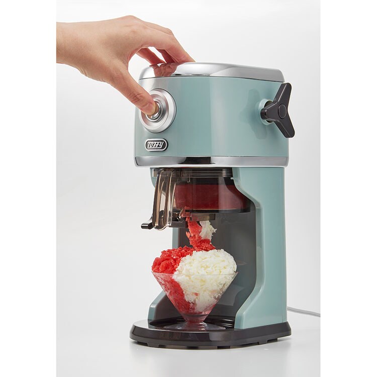 かき氷器 電動 コンパクト ラドンナ Toffy K-IS14 ミルキーホワイト