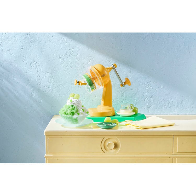 ラドンナ コンパクトふわふわかき氷器 K-HIS1 キャナリーイエロー