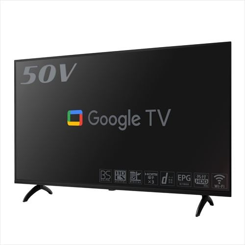 ネクシオン 液晶テレビ Google TV搭載 50型 4K FT-NK5060B 7275995