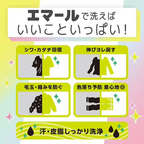 【4個セット】エマール つめかえ用 810g リフレッシュグリーン【プラザセレクト】_6