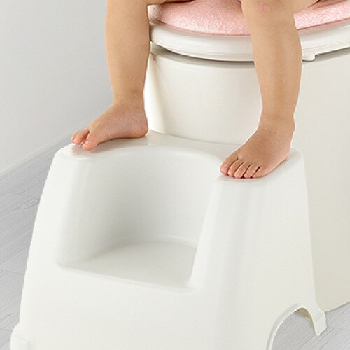 リッチェル トイレサポートステップ ホワイト 120258 7277782