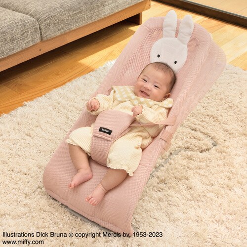 リッチェル ミッフィー バウンシングシート おもちゃ付G ピンクベージュ 120492 【プラザセレクト】_2