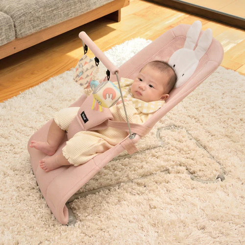 リッチェル ミッフィー バウンシングシート おもちゃ付G ピンクベージュ 120492 【プラザセレクト】_9
