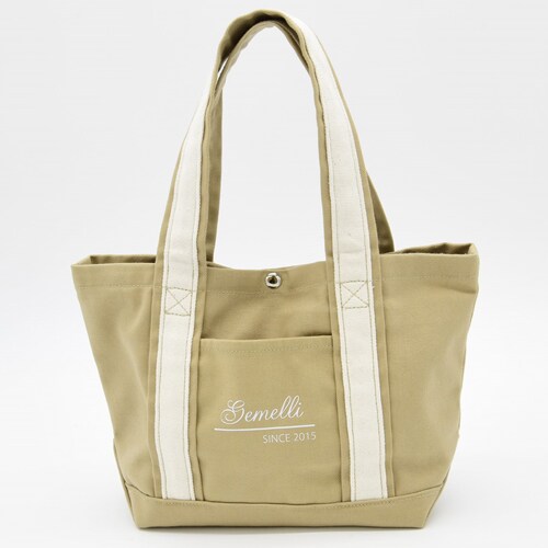 LGW105 Gemelliミニトートキャンバスバッグ フリー イエロー 散歩バッグ ミニバッグ_3