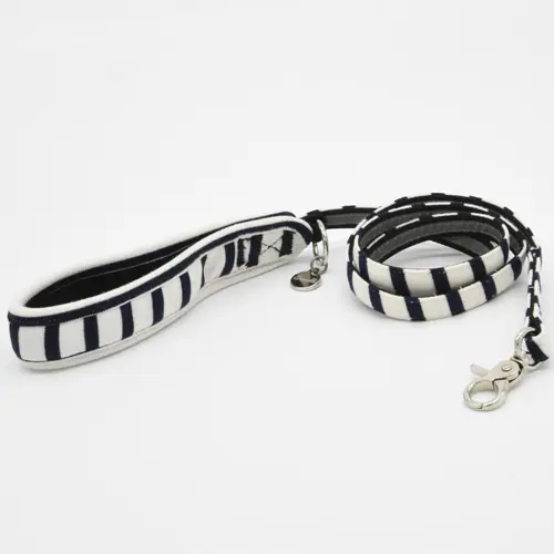 LGW462 ナチュラルボーダーリーシュ S ベージュ 首輪 犬 おしゃれ_3