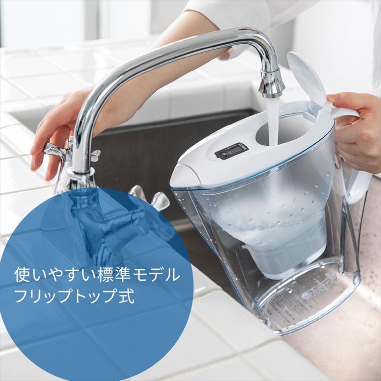 カートリッジ 浄水器 ポット型 交換用 1個入 PFOS/PFOA除去試験済