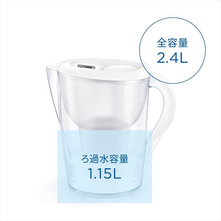 浄水器 ポット型 水容量3.5L ピュアパフォーマンス カートリッジ 12個付 カートリッジ 浄水器 ポット型 交換用 1個入 PFOS/PFOA除去試験済
