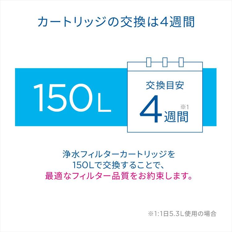 浄水器 ポット型 PFOS/PFOA除去試験済 ろ過水容量1.15L(全容量:2.4L