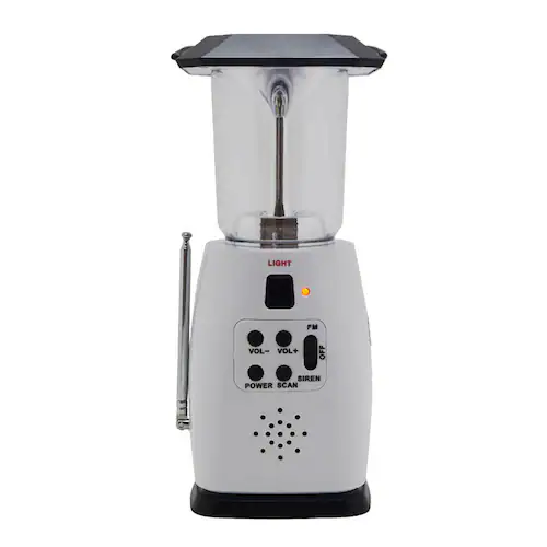 ワイドFM付き 防災LEDランタン ホワイト TML002 _2