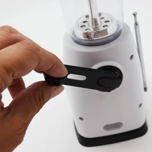 ワイドFM付き 防災LEDランタン ホワイト TML002 _4