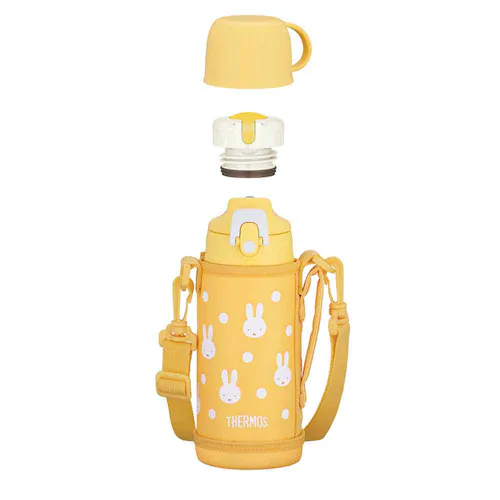 サーモス 真空断熱2ウェイボトル 0.6L ミッフィー FJJ-602WFB YWH イエローホワイト【プラザセレクト】_5