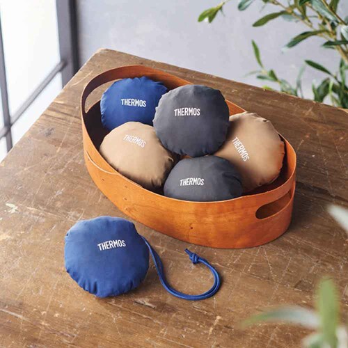 サーモス たたまず丸めるエコバッグ 18L RFL-018 BE ベージュ【プラザセレクト】_4