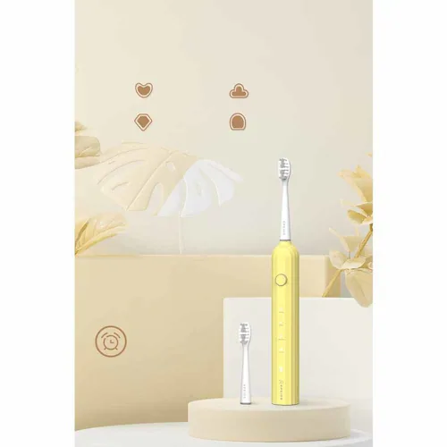 EPEIOS EPEIOS Okare!音波電動歯ブラシ ET003DYUN1 クリームイエロー【プラザセレクト】_4
