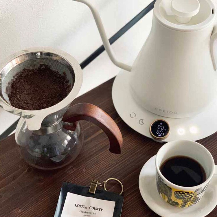 EPEIOS EPEIOS Fine＆Flow ドリップケトル EPCP001WH ホワイト【プラザ