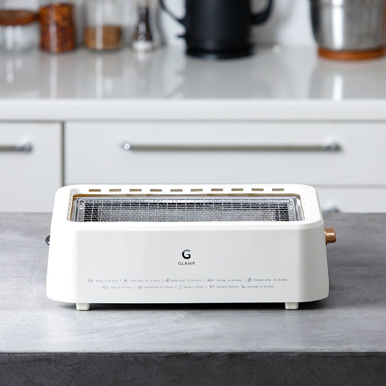 LIMON GLAMP．超少煙グリル SG01-BK ブラック【プラザセレクト