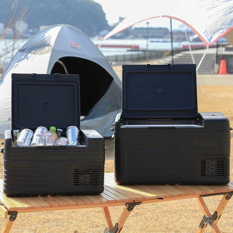 自動販売機型冷温庫 VS-419 ブラック 車載冷蔵庫 22L ブラック VS-CB122 7280320│アイリスオーヤマ公式通販
