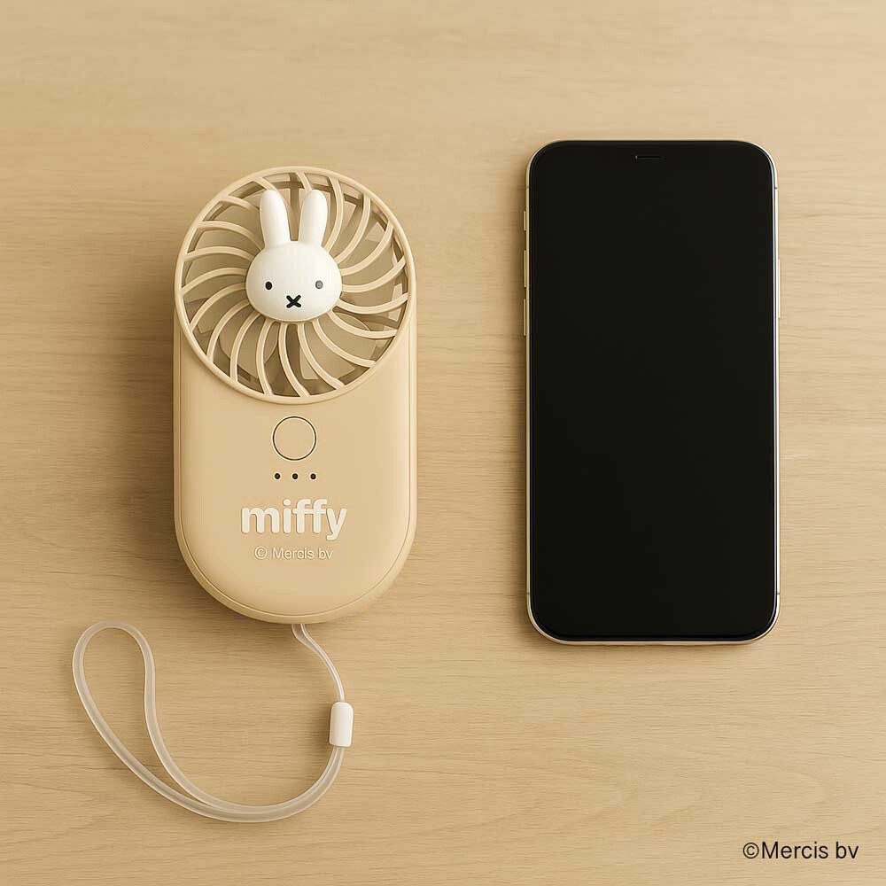 ミッフィー ハンディファン 携帯扇風機 393-PXXP066 ピンク 7280463