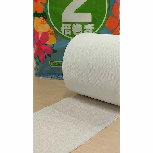 ユニバーサル・ペーパー ハロー トイレットペーパー シングル 2倍巻き100m 12ロール 8367 【プラザセレクト】_5