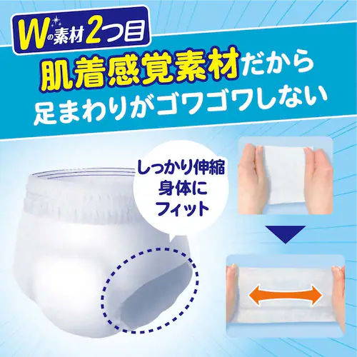 アクティ Wの素材で快適パンツ 長時間 M-Lサイズ 18枚 89071 M-Lサイズ 18枚_3