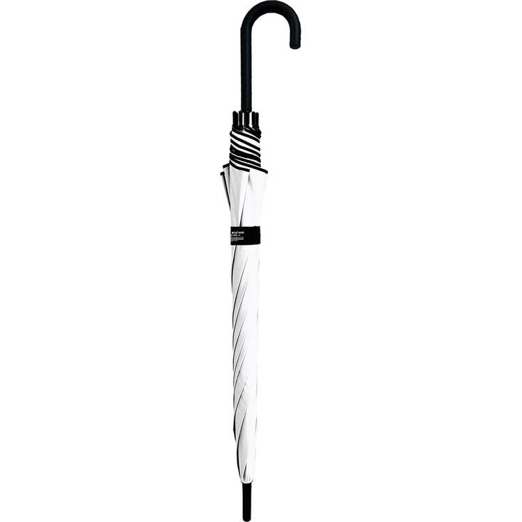 傘 日傘 長傘 完全遮光 晴雨兼用 65cm UV EVAオールウェザーロング 345