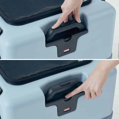 ペットキャリー ペットカート ティーアンドエス PET CARRY PeTiCO 3001-M ピンクベージュ×ホワイト 電車 通院 犬 猫_10