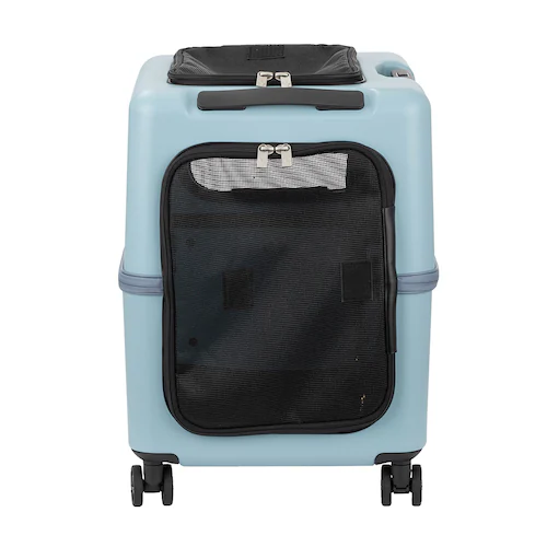 ペットキャリー ペットカート ティーアンドエス PET CARRY PeTiCO 3001-L グレー 中型犬 電車 通院 犬 猫 _2