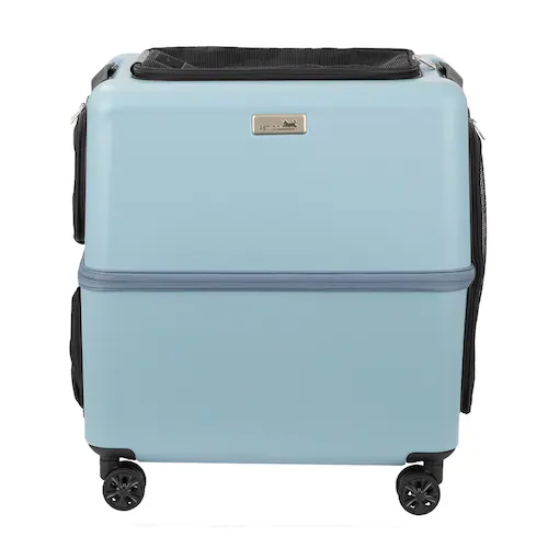 ペットキャリー ペットカート ティーアンドエス PET CARRY PeTiCO 3001-L グレー 中型犬 電車 通院 犬 猫 _5