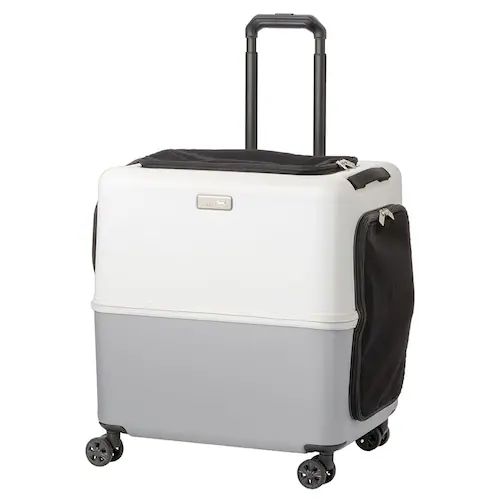 ペットキャリー ペットカート ティーアンドエス PET CARRY PeTiCO 3001-L グレー 中型犬 電車 通院 犬 猫 _8