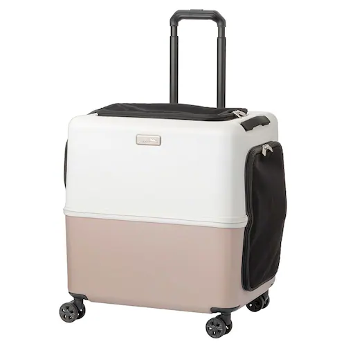 ペットキャリー ペットカート ティーアンドエス PET CARRY PeTiCO 3001-L グレー 中型犬 電車 通院 犬 猫 _9