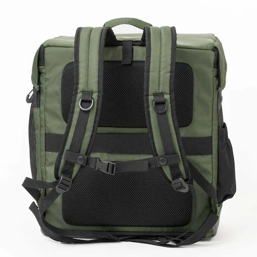 ペットキャリー リュック 耐荷重10s ティーアンドエス PETiCO Hug 3002 カーキ 小型犬 電車 通院 犬 猫_4