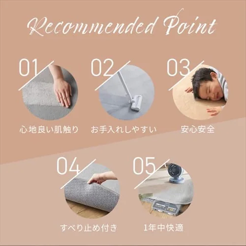 ���O �t�����l�����O �~�` �R�ۖh�L �h�_�j���H 140cm�~140cm �O���[�� FNR-RCR-1414_2