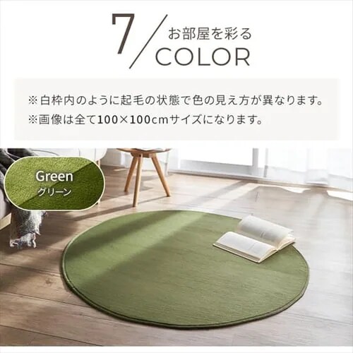 �y�󂠂�z���O �t�����l�����O �~�` �R�ۖh�L �h�_�j���H 200cm�~200cm �A�C�{���[FNR-RCR-2020_12