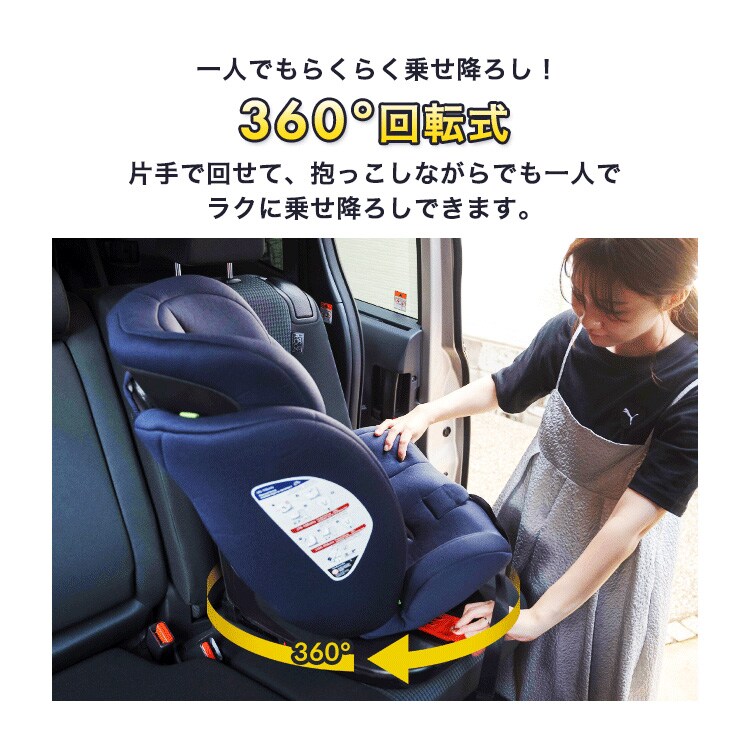 チャイルドシートPZ 回転式ISOFIX シンセーインターナショナル