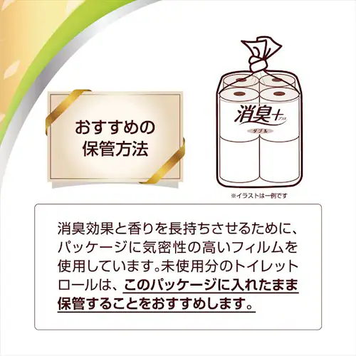 エリエール 消臭プラストイレットコンパクト 1.5倍8ロール ダブル フレッシュクリアの香り_16