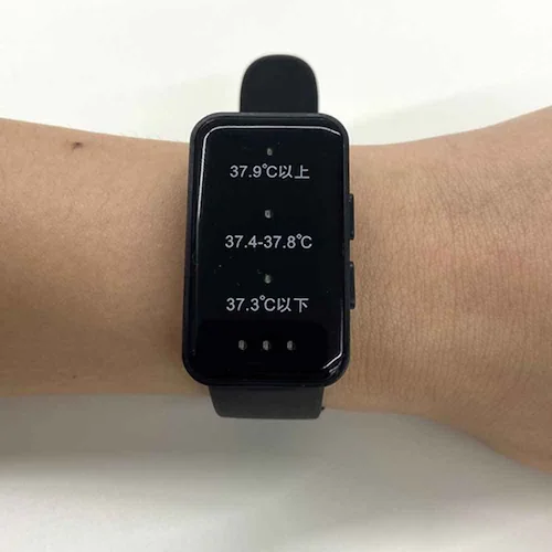 グリーンクロス 熱中対策アラート ハートウォッチ ブラック _2