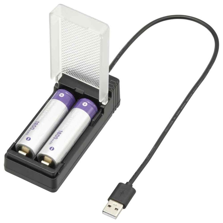 オーム電機 充電池式防犯センサーライト1灯1000lm（充電池付属） LS