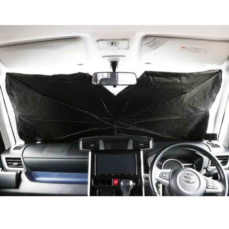 NEW 車載用 パラソルサンシェード 普通車用 HED-8704 【プラザセレクト