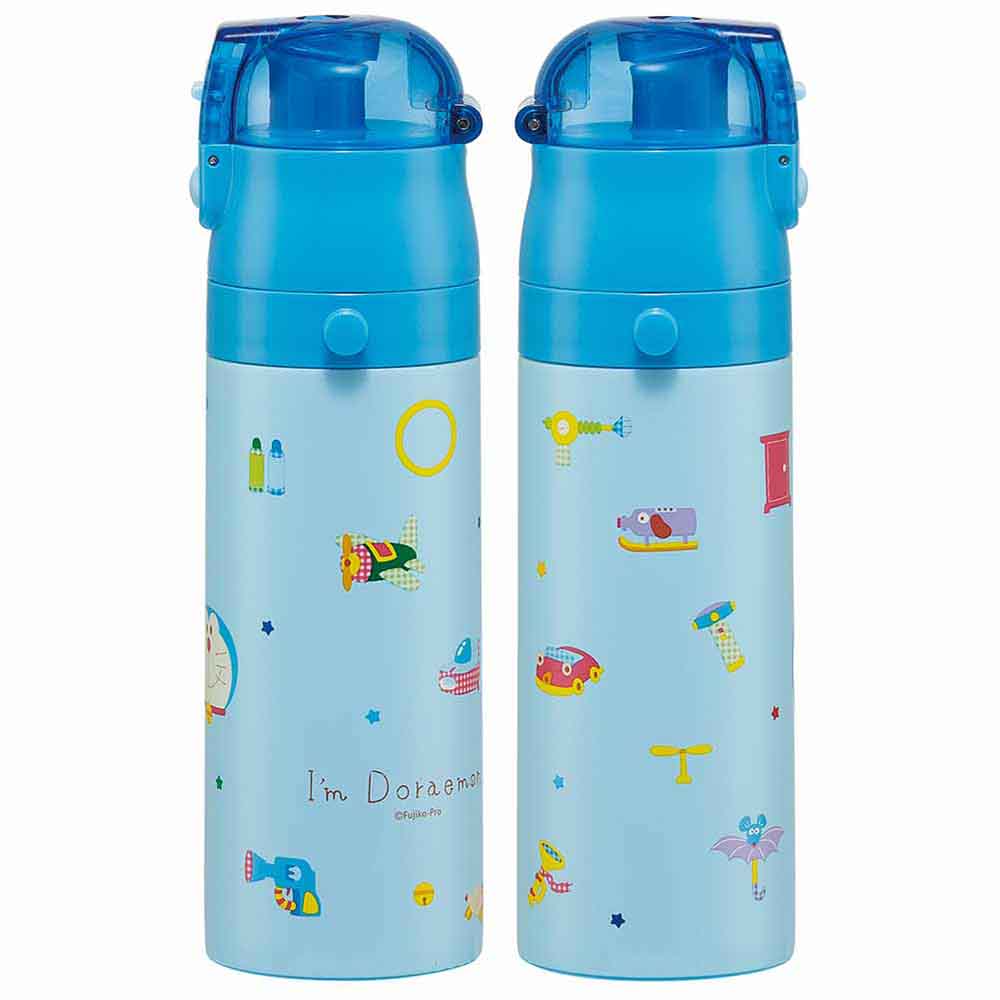 水筒 子供 ステンレス製2WAYボトル 直飲み470ml コップ 430ml SKDC4